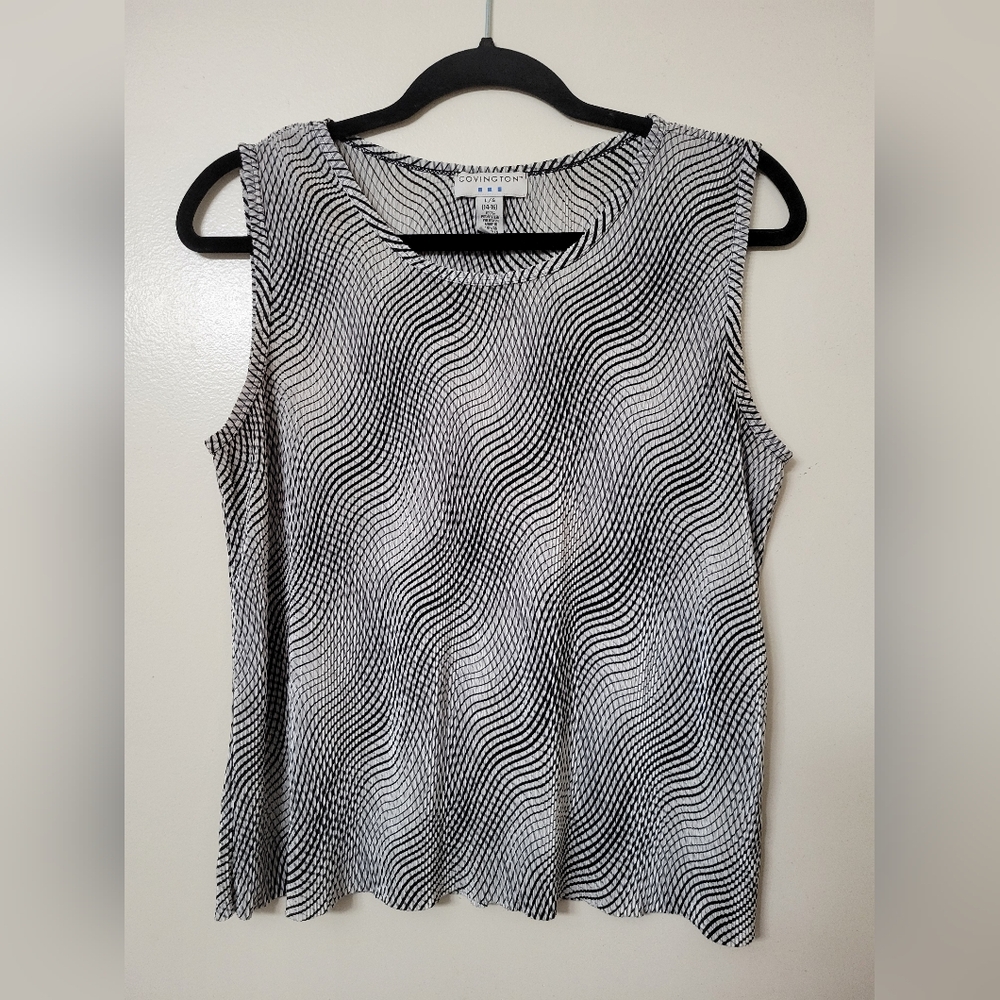 Vintage Y2K Covington Abstract Texured Blouse